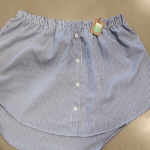 🩶Blue Striped Women's Skirt